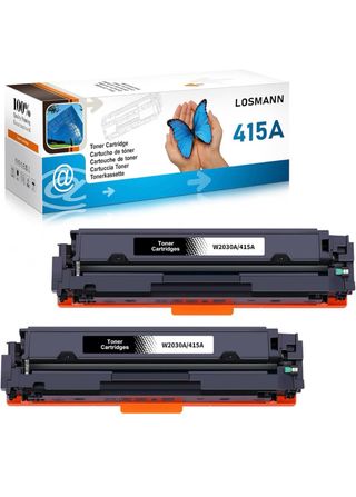 2 cartuchos de tóner negro con chip