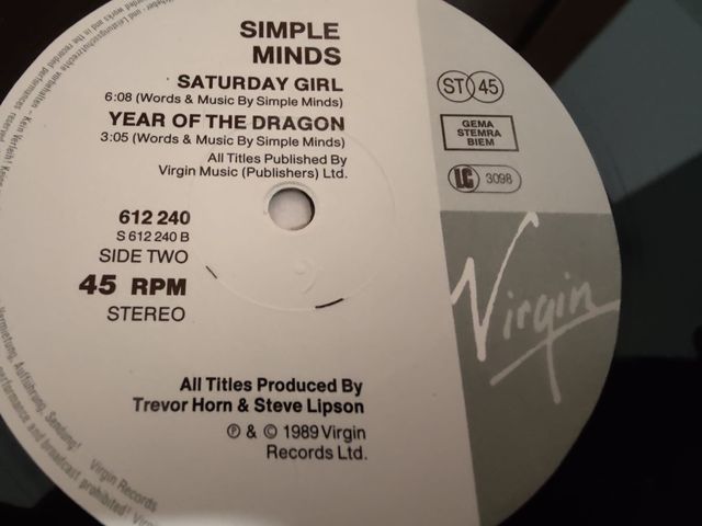Vinilo Simple Minds