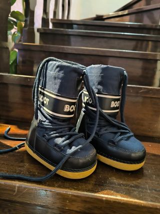 Moon boot bambino scarponi neve blu26/28