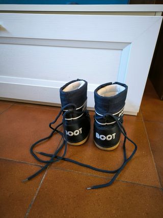 Moon boot bambino scarponi neve blu26/28