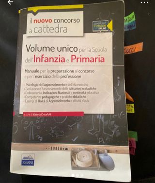 Volume unico per la scuola dell’infanzia e