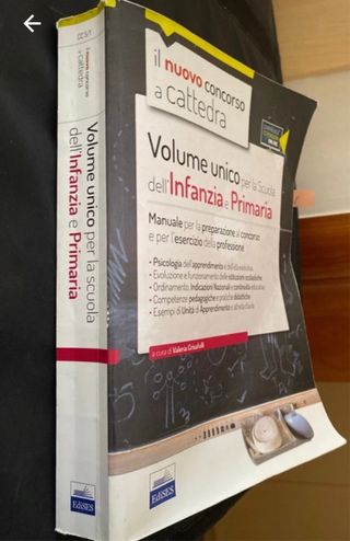 Volume unico per la scuola dell’infanzia e