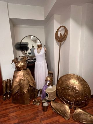 Cosplay Atenea Armadura Saint Seiya