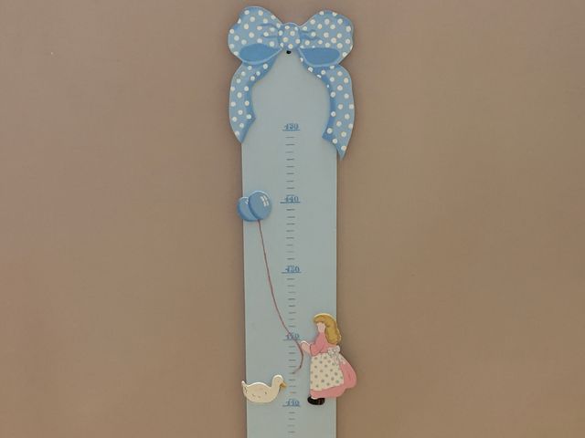 Metro in legno fatto/decorato a mano da appendere