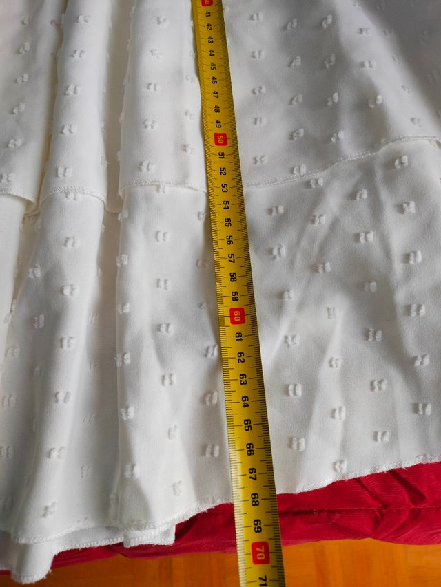 lote 2 vestidos cortos blancos XS