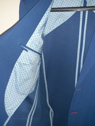 Americana Azul de vestir. Spagnolo