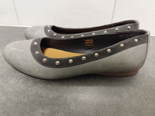 Bailarinas Rita Yellow de piel. N°39. Nuevas