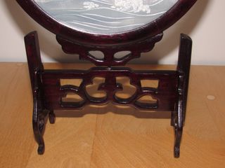 Cuadro vintage oriental china águila ave seda