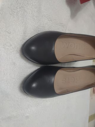 Zapatos piel negros 38