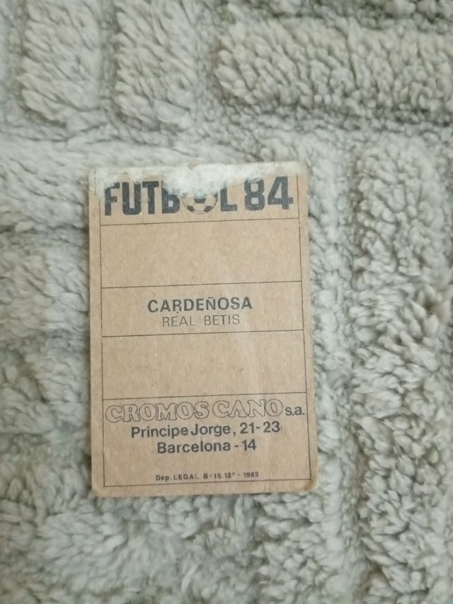 Cromo Fútbol 84
