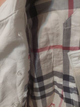 Chaqueta Burberry cuero 