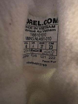 Botas sorel talla 37 /38