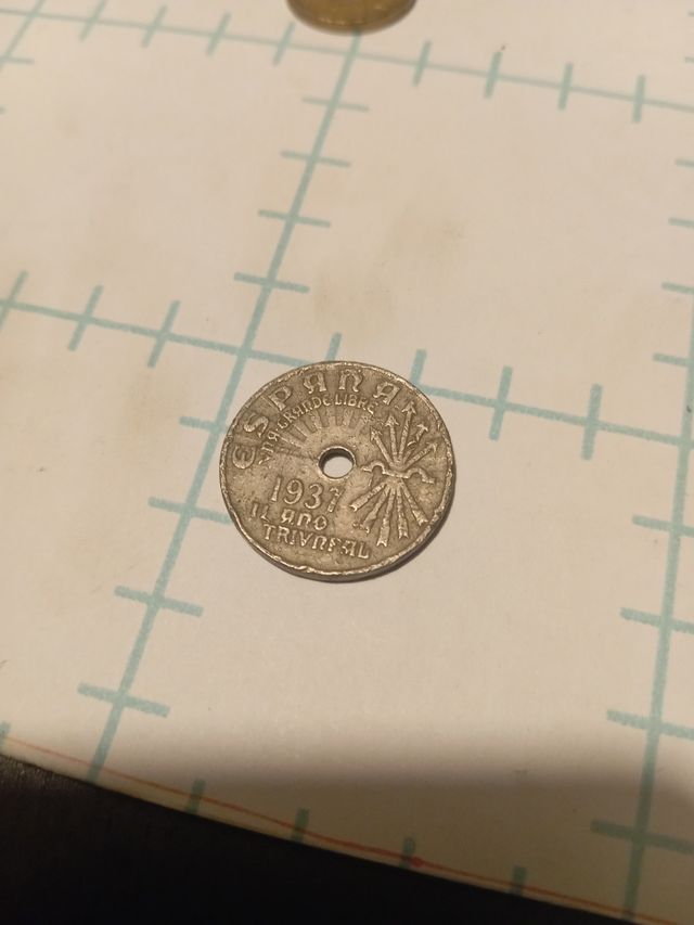 25 centimos 1937