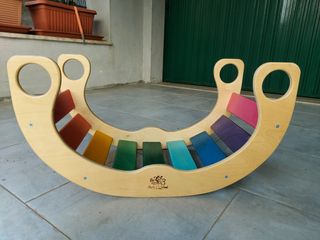 Dondolo ponte in legno