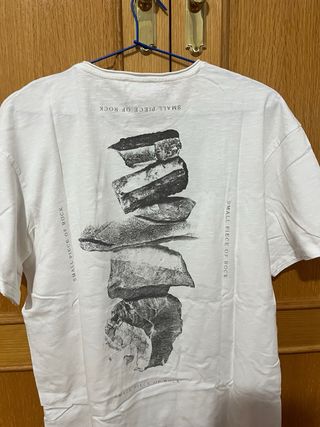 Camiseta Blanca Estampada