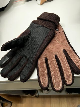 Guantes marrones