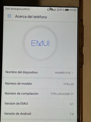 Huawei p10 smartphone