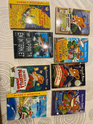 Colección 8 libros Gerónimo Stilton