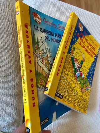Colección 8 libros Gerónimo Stilton