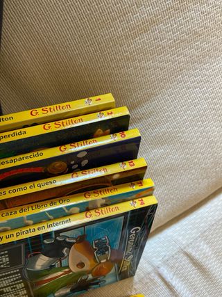 Colección 8 libros Gerónimo Stilton
