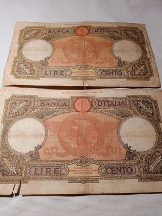 100 lire carta