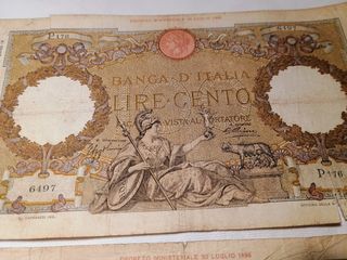 100 lire carta