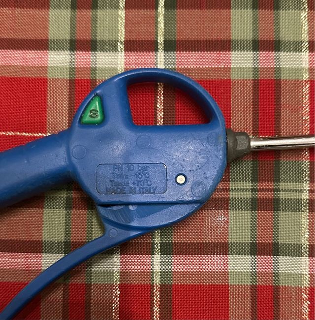 Pistole per compressore ad aria.