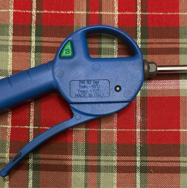 Pistole per compressore ad aria.