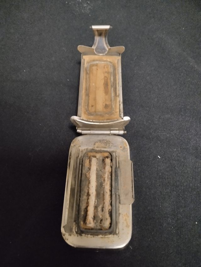 Mechero antiguo de alcohol