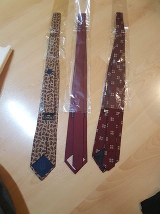 3 corbatas diseñador