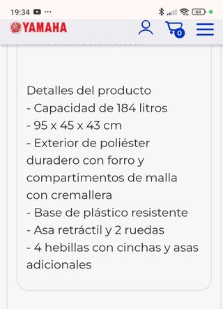 Maleta Yamaha Racing