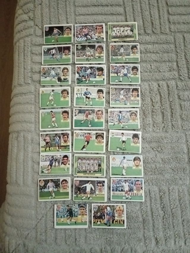Lote cromos Liga 84/85