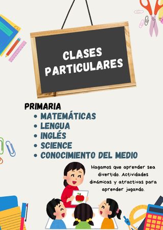 Canguro y Clases de particulares