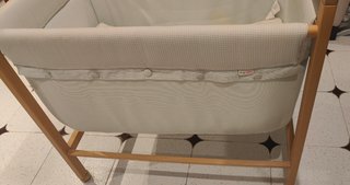 Lote cuna+contenedor pañales Diaper+ 2 cambiadores