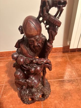 mesa de madera de palo de rosa tallada a mano