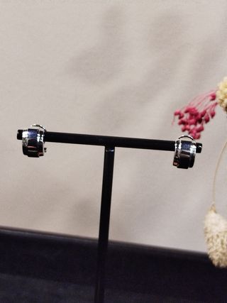 Pendientes oro blanco 18k