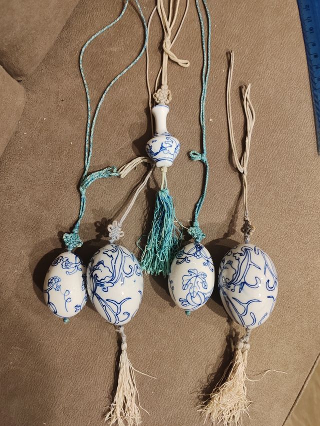 Decorazioni uova cinesi vintage