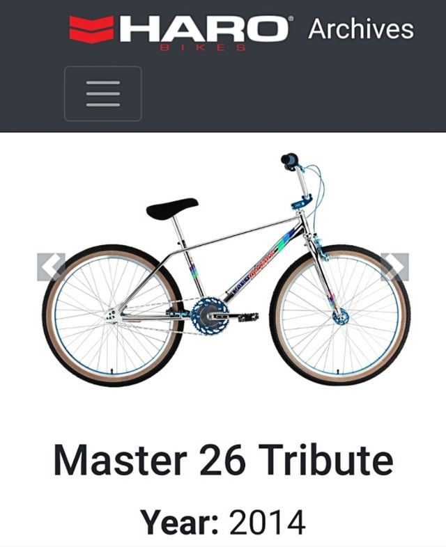 haro master freestyler bmx