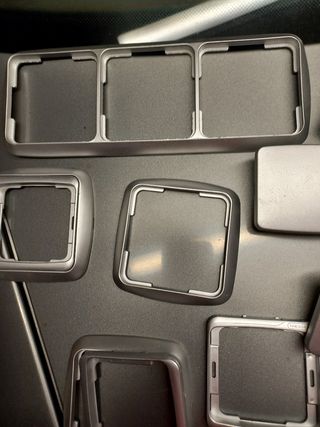 Marco 2 elementos color gris