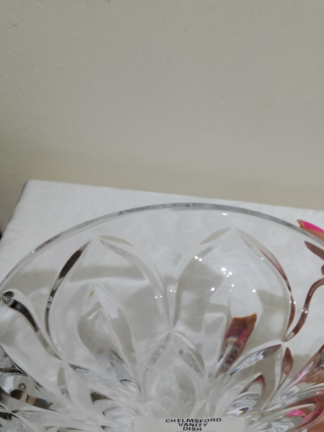Waterford ciotola di cristallo trasparente!!