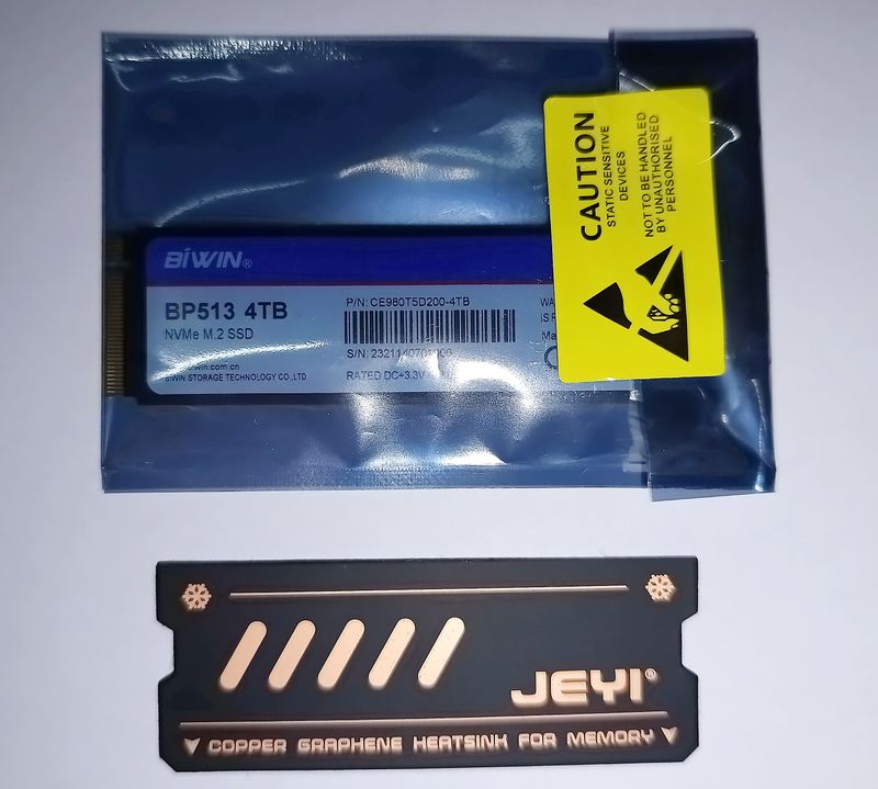 BIWIN 4TB PCIE 4.0 NVME M.2 afbeelding 2