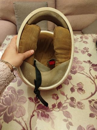 Casco moto rosa chupachups