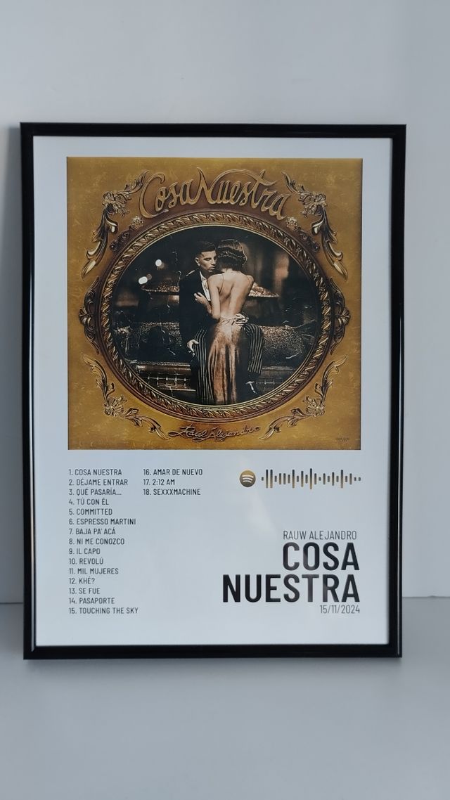 Poster Rauw Alejandro  Cosa nuestra 