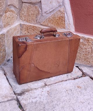 Valigetta piccola moto o auto d'epoca