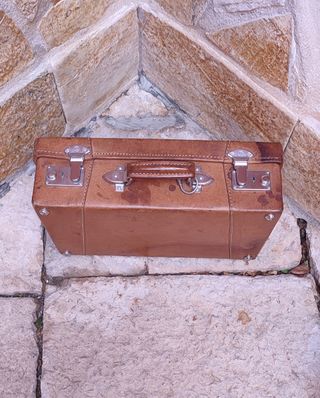 Valigetta piccola moto o auto d'epoca