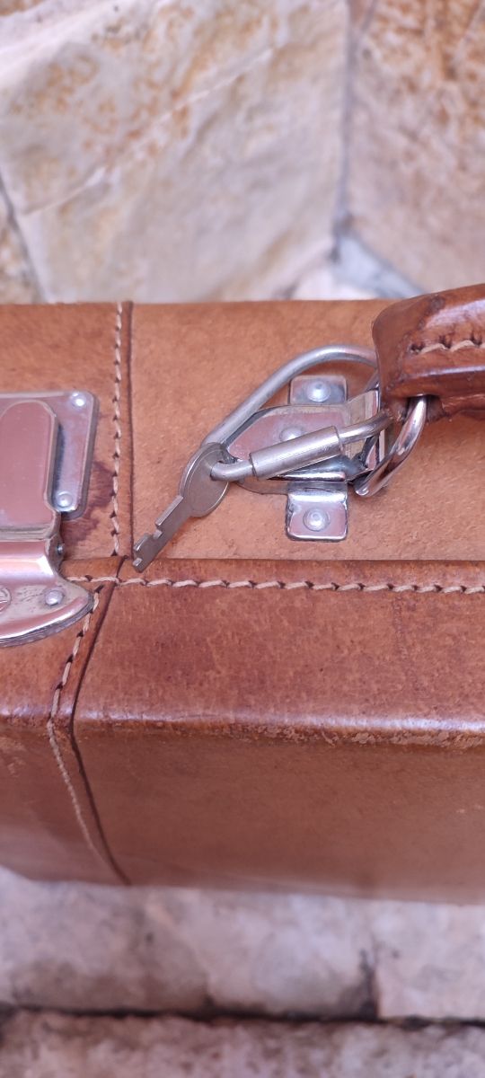 Valigetta piccola moto o auto d'epoca