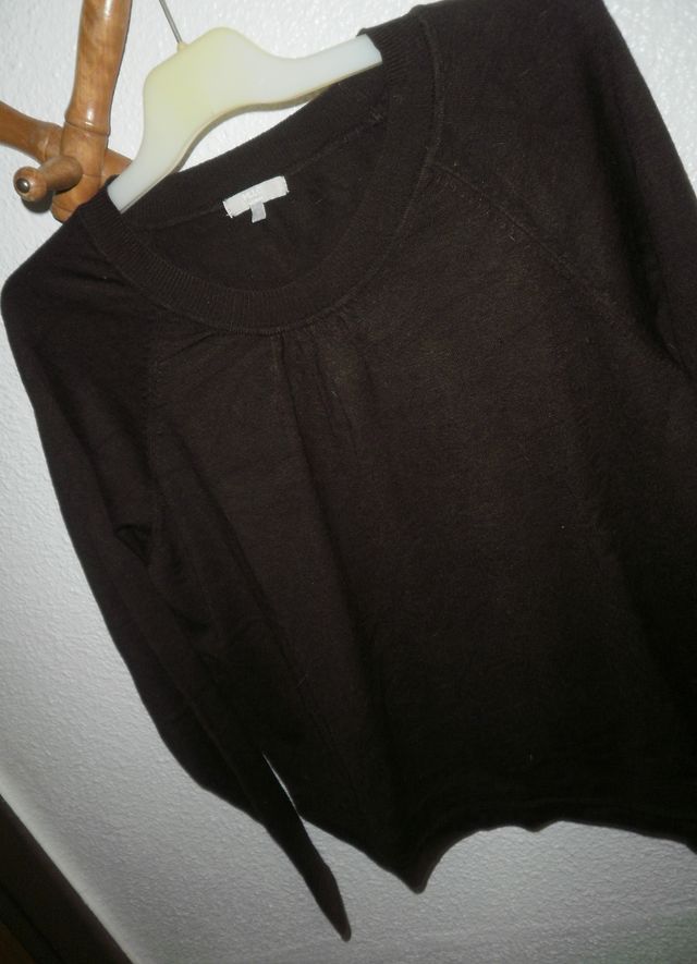 JERSEY MANGA LARGA MUJER COLOR MARRÓN