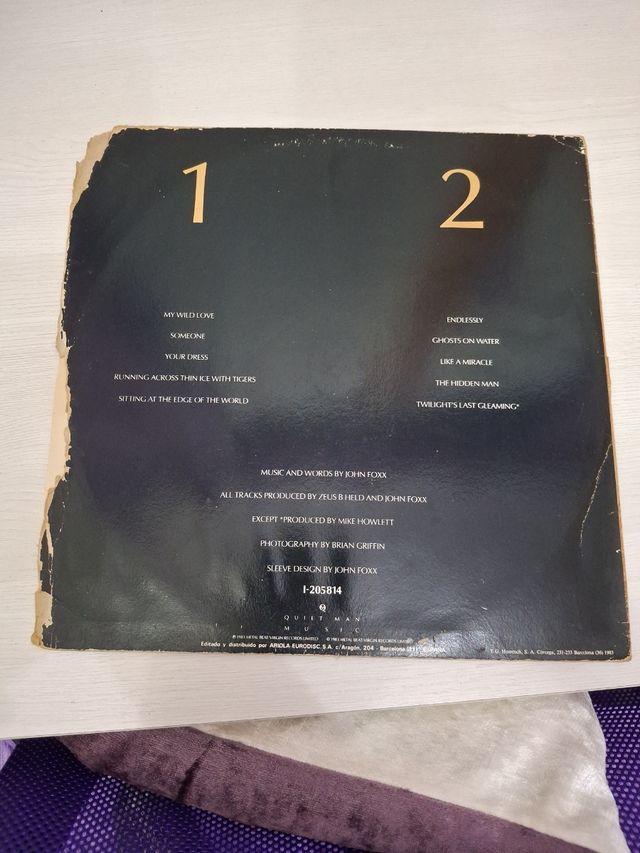 John foxx de golden sectión. Vinilo.
