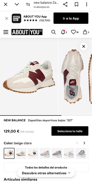 Zapatillas NEW BALANCE 327