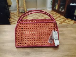 Bolso naranja y rosa de Parfois
